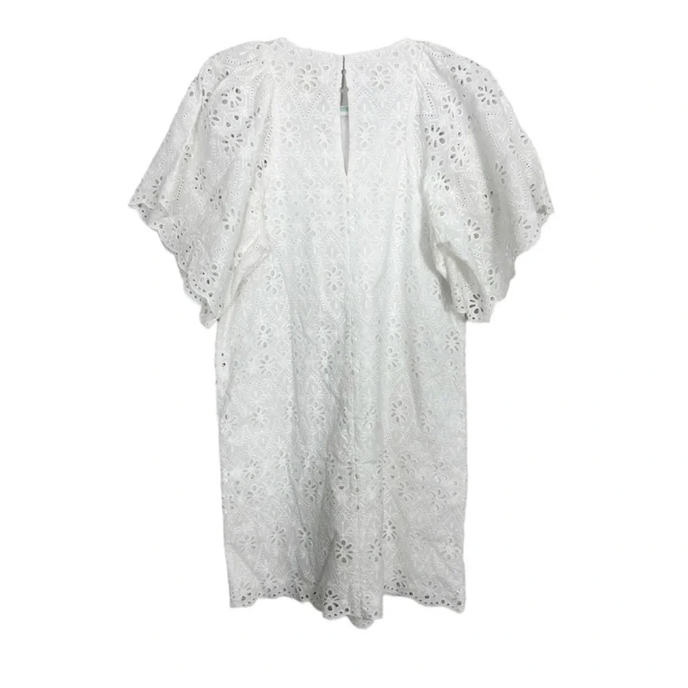 Kate Spade White Eyelet Shift Dress